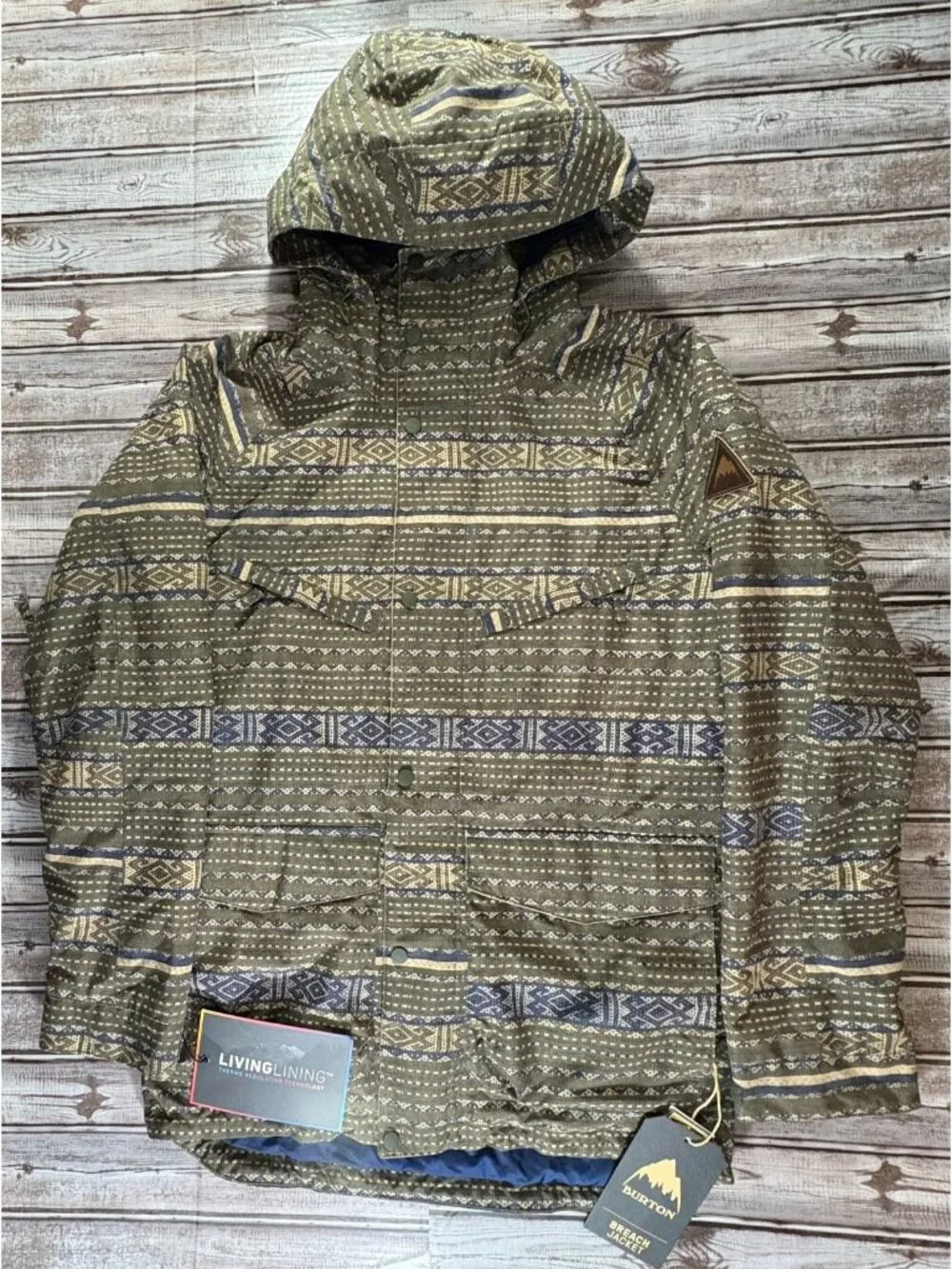 Burton Breach Ski Snowboard Winter Jacket sz S color forest night NWT mspr 295 - Picture 1 of 16